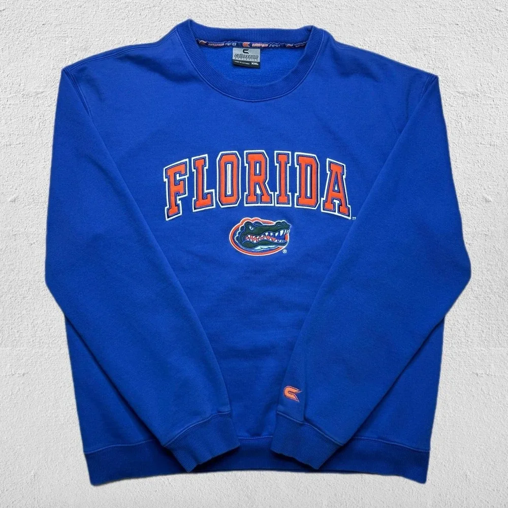 Colosseum Athletics NCAA Florida Gators Embroidered Crewneck Sweatshirt XXL